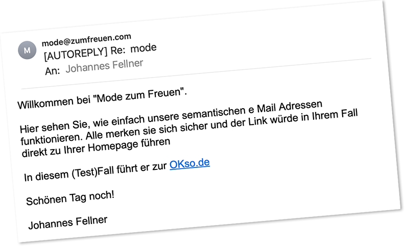 e mail antwortet automatisch